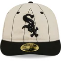plaska-czapka-bezowa-dopasowana-59fifty-retro-crown-linen-chicago-white-sox-mlb-new-era