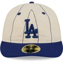 gorra-curva-beige-ajustada-59fifty-retro-crown-linen-de-los-angeles-dodgers-mlb-de-new-era