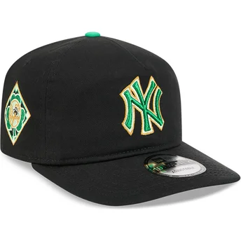 New Era Curved Brim 19TWENTY Saint Patrick's Day New York Yankees MLB Black Snapback Cap