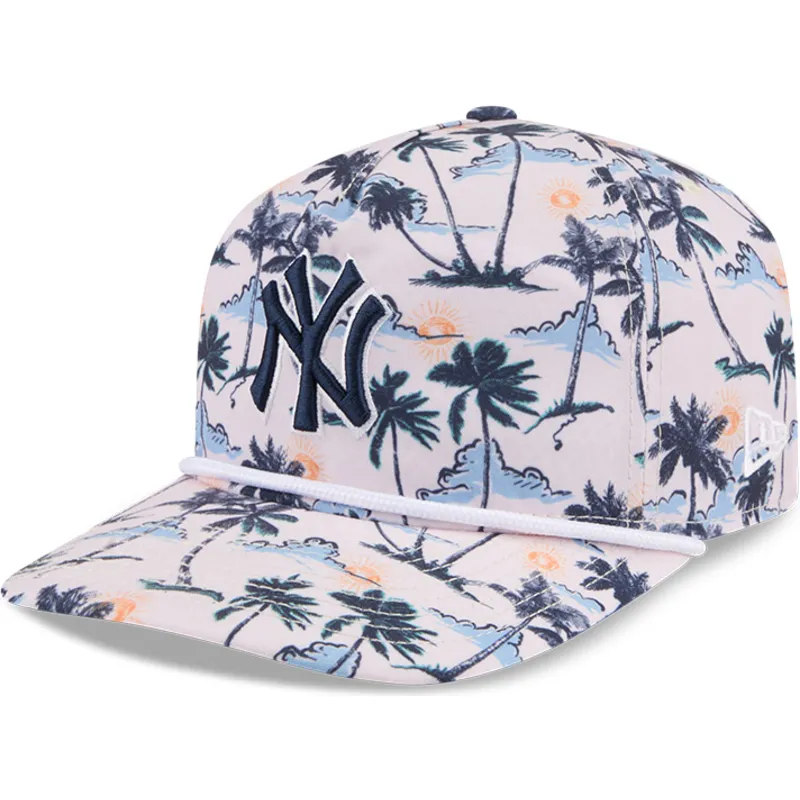 cappellino-curvo-multicolore-snapback-19twenty-printed-tropical-dei-new-york-yankees-mlb-di-new-era