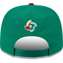 cappellino-curvo-verde-e-rosso-snapback-9seventy-stretch-snap-mexico-2026-world-baseball-classic-di-new-era