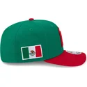 cappellino-curvo-verde-e-rosso-snapback-9seventy-stretch-snap-mexico-2026-world-baseball-classic-di-new-era