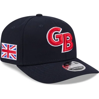 Καπέλο με καμπύλη γείσο ναυτικό μπλε snapback 9SEVENTY Stretch Snap Great Britain 2026 World Baseball Classic από New Era