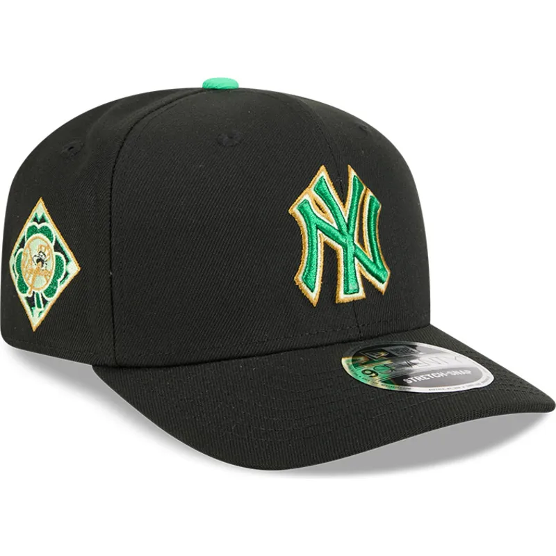 svart-kurvad-keps-snapback-9seventy-stretch-snap-saint-patrick-s-day-fran-new-york-yankees-mlb-av-new-era