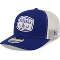 casquette-trucker-bleue-9seventy-stretch-snap-patch-los-angeles-dodgers-mlb-new-era