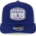 czapka-trucker-niebieska-9seventy-stretch-snap-patch-los-angeles-dodgers-mlb-new-era