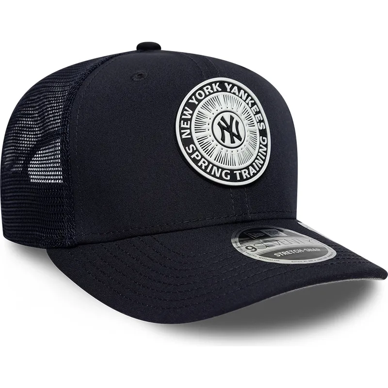 casquette-trucker-bleue-marine-9seventy-stretch-snap-circle-spring-training-new-york-yankees-mlb-new-era