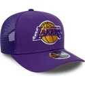 cappellino-trucker-viola-9seventy-stretch-snap-eg-dei-los-angeles-lakers-nba-di-new-era