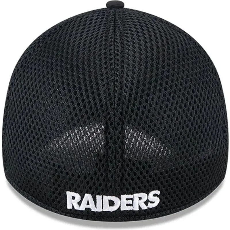 czapka-trucker-czarna-dopasowana-39thirty-evergreen-neo-las-vegas-raiders-nfl-new-era