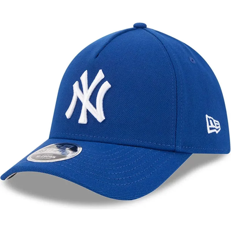 niebieska-dopasowana-czapka-z-zakrzywionym-daszkiem-39thirty-m-crown-a-frame-new-york-yankees-mlb-new-era
