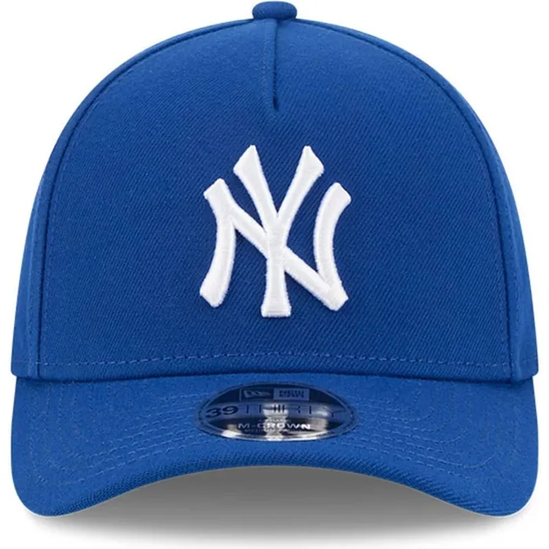 niebieska-dopasowana-czapka-z-zakrzywionym-daszkiem-39thirty-m-crown-a-frame-new-york-yankees-mlb-new-era