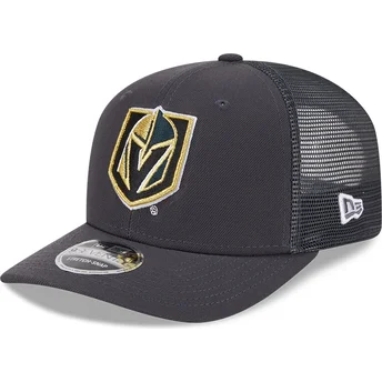 Cappellino trucker grigio 9SEVENTY Stretch Snap Evergreen dei Vegas Golden Knights NHL di New Era