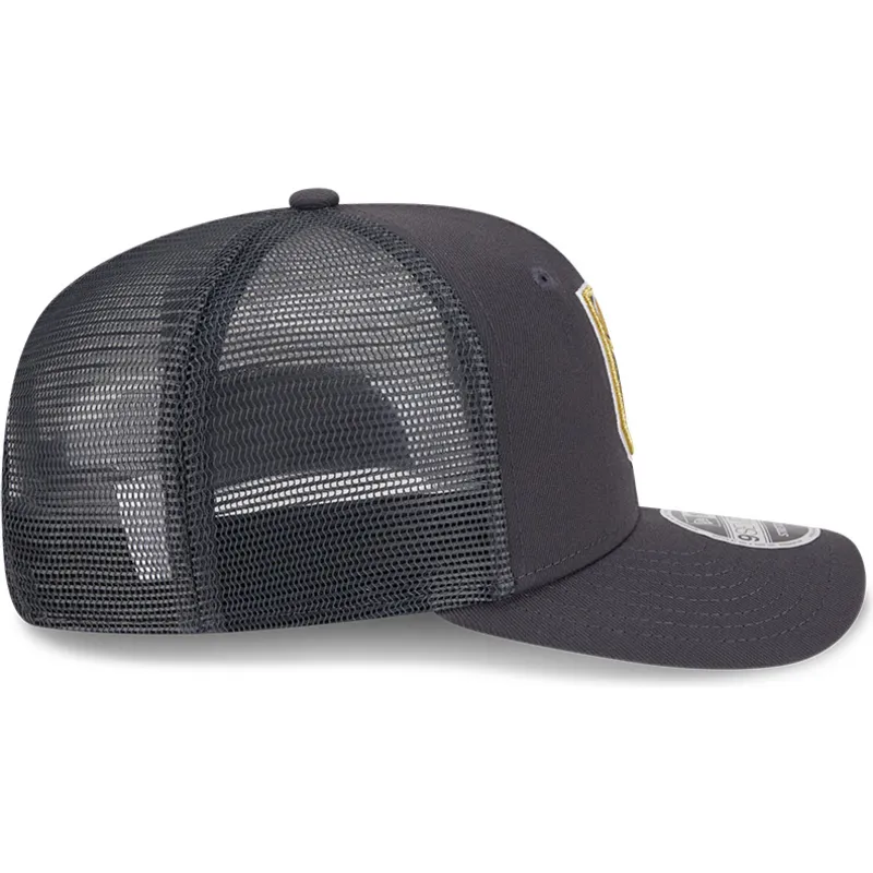 casquette-trucker-grise-9seventy-stretch-snap-evergreen-vegas-golden-knights-nhl-new-era