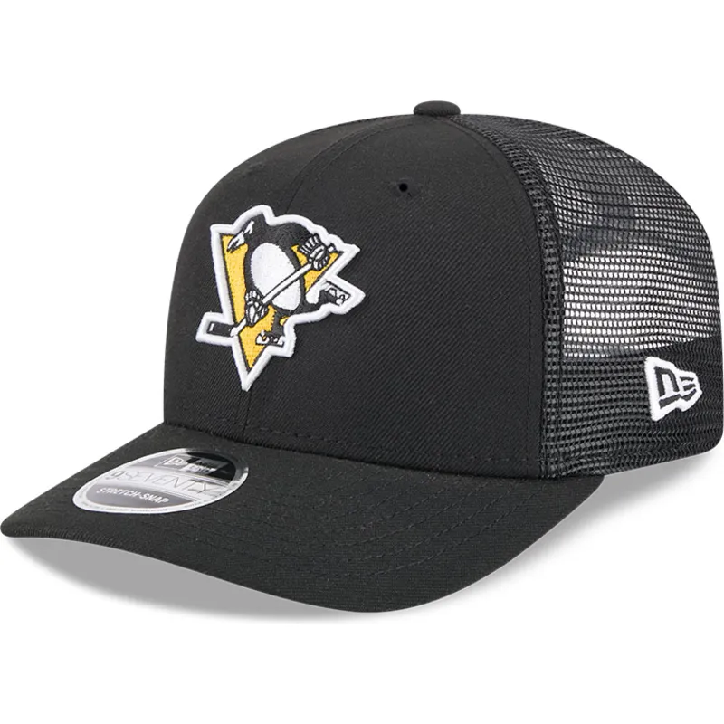 czarna-czapka-trucker-9seventy-stretch-snap-evergreen-pittsburgh-penguins-nhl-new-era