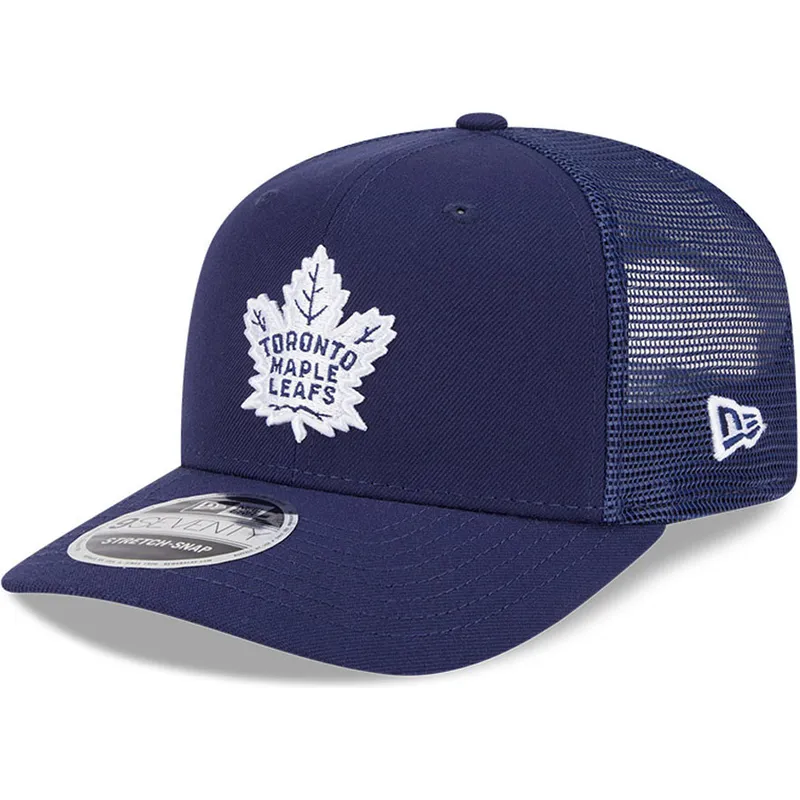 granatowa-czapka-trucker-9seventy-stretch-snap-evergreen-toronto-maple-leafs-nhl-new-era