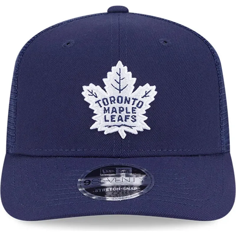 granatowa-czapka-trucker-9seventy-stretch-snap-evergreen-toronto-maple-leafs-nhl-new-era