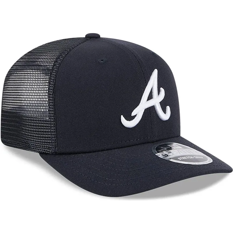 granatowa-czapka-trucker-9seventy-stretch-snap-evergreen-atlanta-braves-mlb-new-era