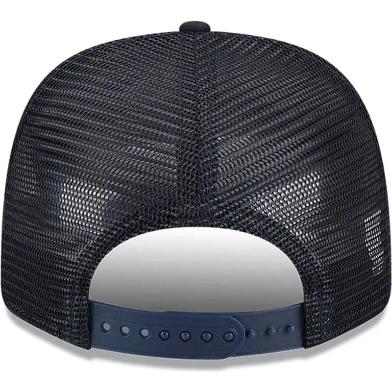 cappellino-trucker-blu-navy-9seventy-stretch-snap-evergreen-di-atlanta-braves-mlb-di-new-era