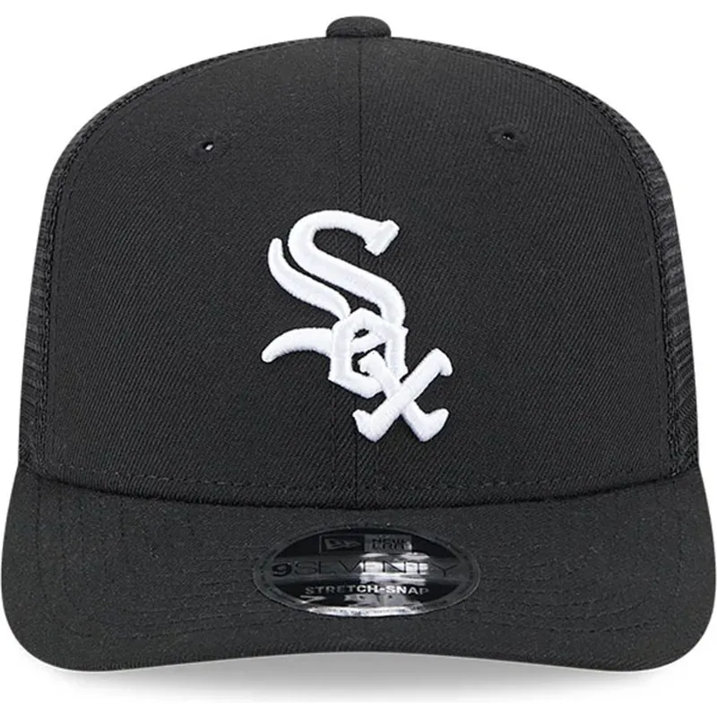casquette-trucker-noire-9seventy-stretch-snap-evergreen-chicago-white-sox-mlb-new-era