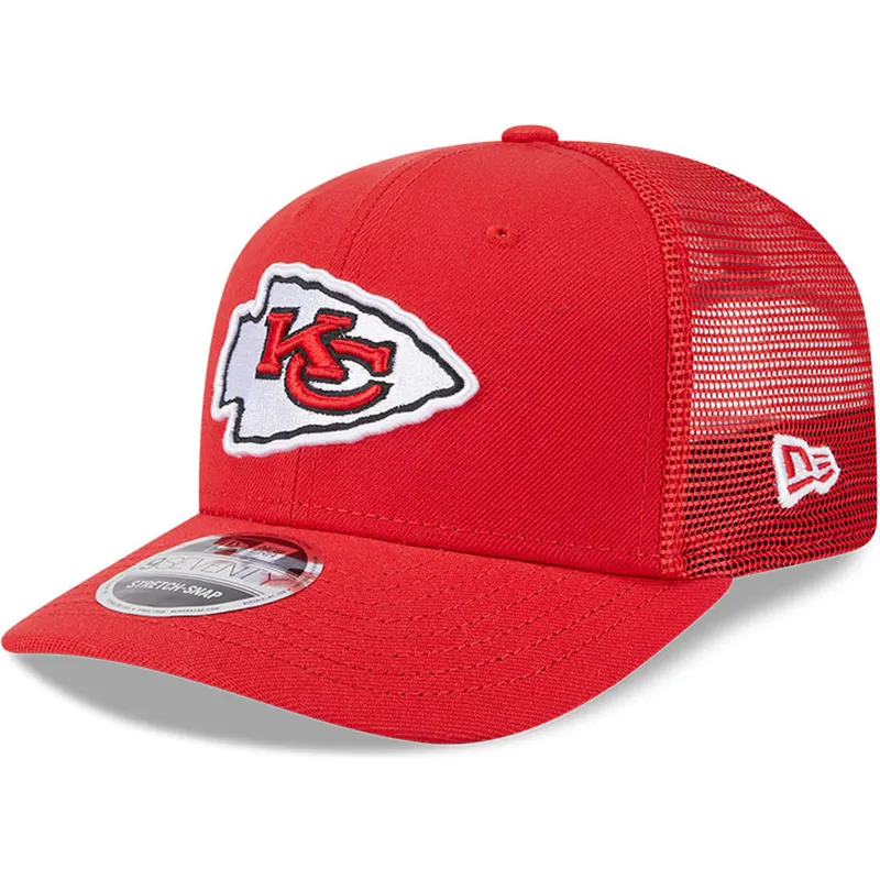 casquette-trucker-rouge-9seventy-stretch-snap-evergreen-kansas-city-chiefs-nfl-new-era