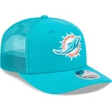blaue-trucker-kappe-9seventy-stretch-snap-evergreen-der-miami-dolphins-nfl-von-new-era
