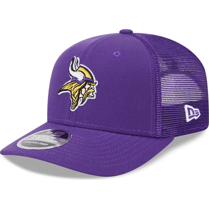 lila-trucker-keps-9seventy-stretch-snap-evergreen-fran-minnesota-vikings-nfl-av-new-era