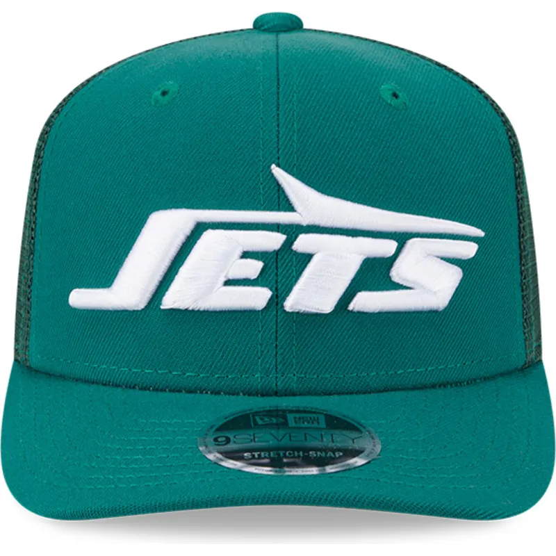 cappellino-trucker-verde-9seventy-stretch-snap-evergreen-dei-new-york-jets-nfl-di-new-era