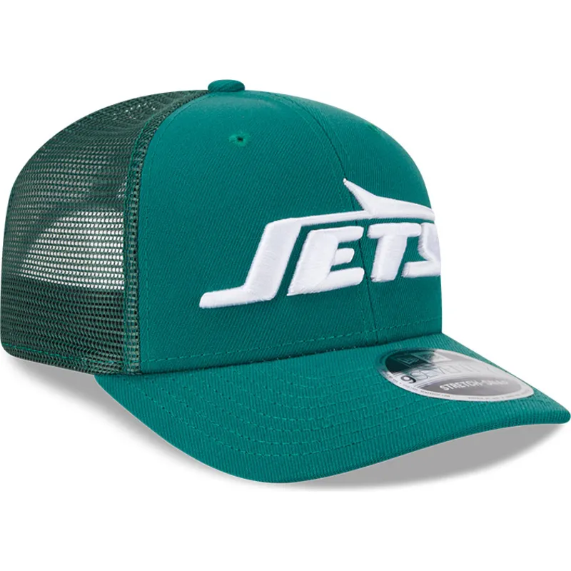 casquette-trucker-verte-9seventy-stretch-snap-evergreen-new-york-jets-nfl-new-era