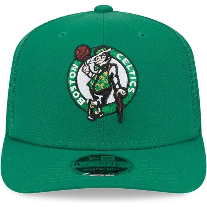 gorra-trucker-verde-9seventy-stretch-snap-evergreen-de-boston-celtics-nba-de-new-era