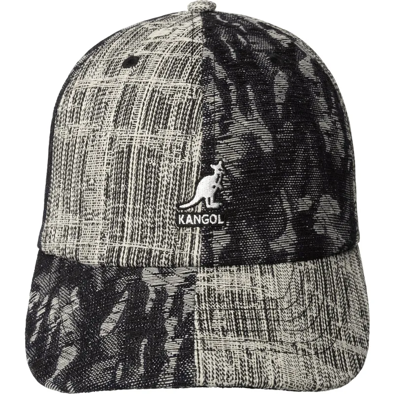 svart-justerbar-bojd-keps-denim-mashup-black-topstitch-fran-kangol