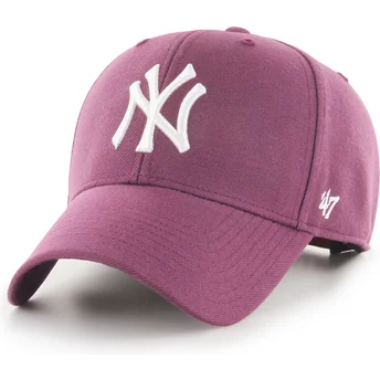 Cappellino curvo granata snapback MVP dei New York Yankees MLB di 47 Brand