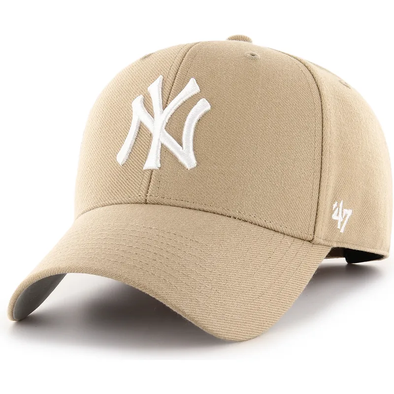 regulowana-czapka-z-daszkiem-khaki-mvp-new-york-yankees-mlb-od-47-brand