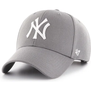 Dunkelgraue gebogene Snapback-Kappe MVP der New York Yankees MLB von 47 Brand