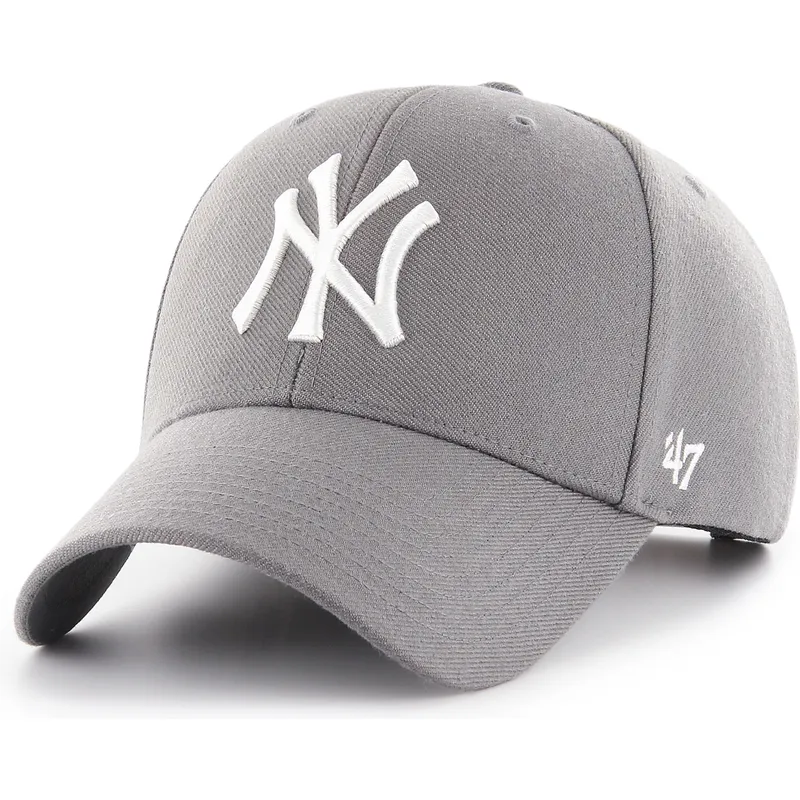 cappellino-curvo-grigio-scuro-snapback-mvp-dei-new-york-yankees-mlb-di-47-brand