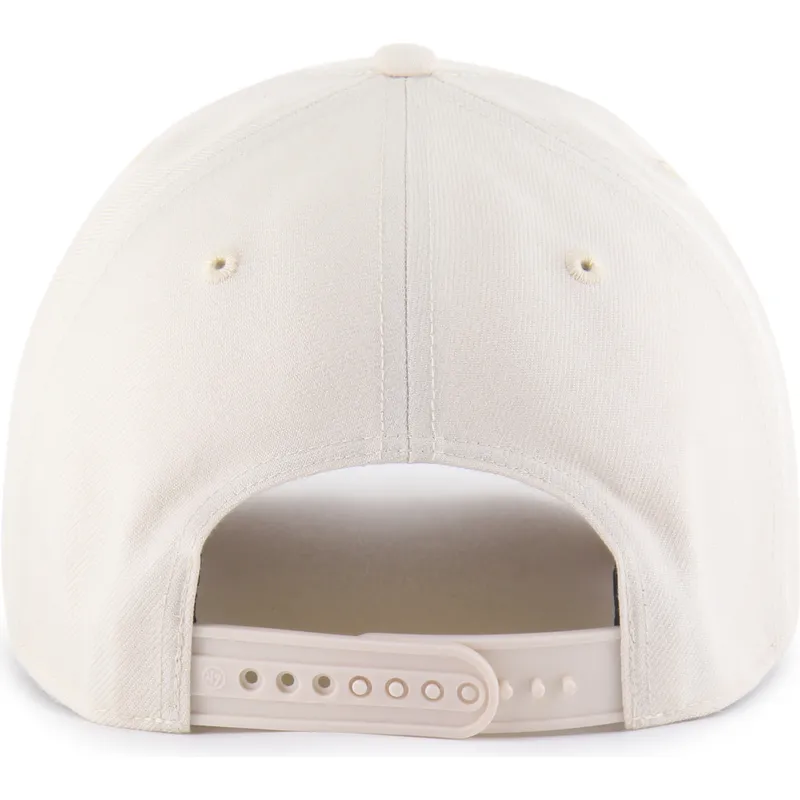 beige-kurvad-keps-snapback-med-brunt-mvp-ballpark-logotyp-fran-new-york-yankees-mlb-av-47-brand
