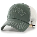 casquette-trucker-verte-clean-up-trailer-script-mesh-new-york-yankees-mlb-47-brand