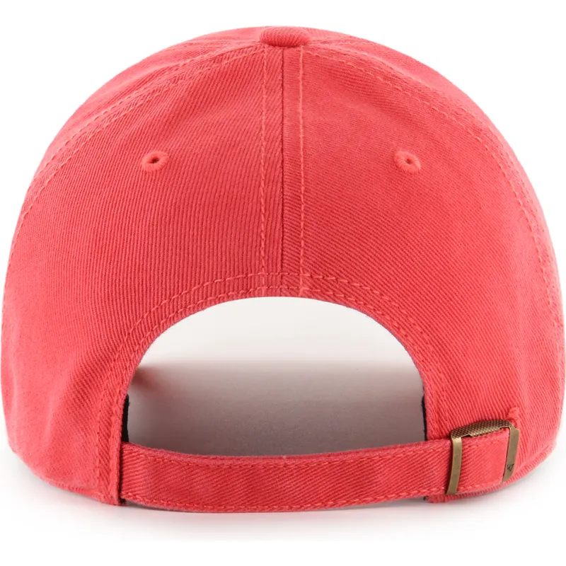 cappellino-curvo-rosso-regolabile-clean-up-trailer-dei-new-york-yankees-mlb-di-47-brand