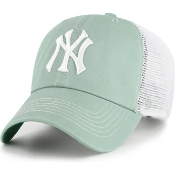 Gorra trucker verde Clean Up Trawler de New York Yankees MLB de 47 Brand