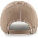 casquette-courbee-marron-ajustable-clean-up-contrast-stitch-new-york-yankees-mlb-47-brand