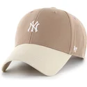 brazowa-regulowana-czapka-z-daszkiem-mvp-base-runner-two-tone-legend-new-york-yankees-mlb-od-47-brand