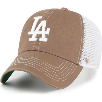 Brązowa czapka trucker Clean Up Trawler Los Angeles Dodgers MLB od 47 Brand