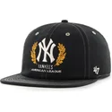 cappello-piatto-nero-snapback-captain-rl-keepsake-dei-new-york-yankees-mlb-di-47-brand