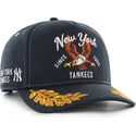 cappellino-curvo-blu-marino-snapback-hitch-keepsake-di-new-york-yankees-mlb-di-47-brand