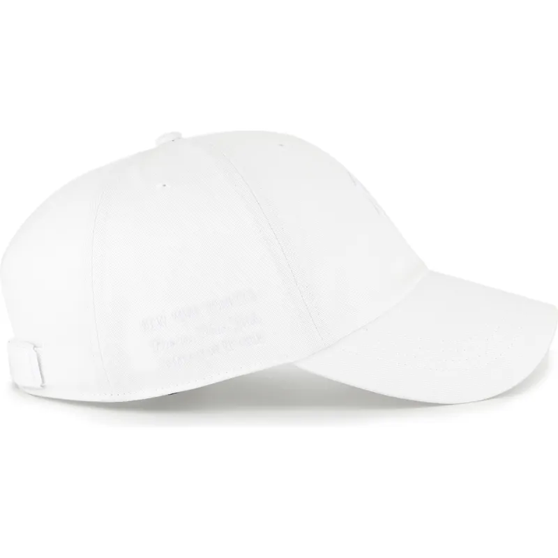 casquette-courbee-blanche-ajustable-avec-logo-blanc-clean-up-contemporary-two-tone-new-york-yankees-mlb-47-brand
