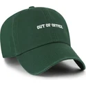 cappellino-curvo-verde-regolabile-out-of-office-phrase-clean-up-base-runner-icon-di-47-brand