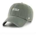 casquette-courbee-verte-ajustable-my-dog-is-my-child-phrase-clean-up-base-runner-icon-47-brand