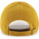 gelbe-gebogene-verstellbare-kappe-clean-up-flat-gold-der-new-york-yankees-mlb-von-47-brand
