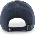 mutzen-gebogen-marineblau-verstellbares-band-clean-up-der-new-york-yankees-mlb-von-47-brand