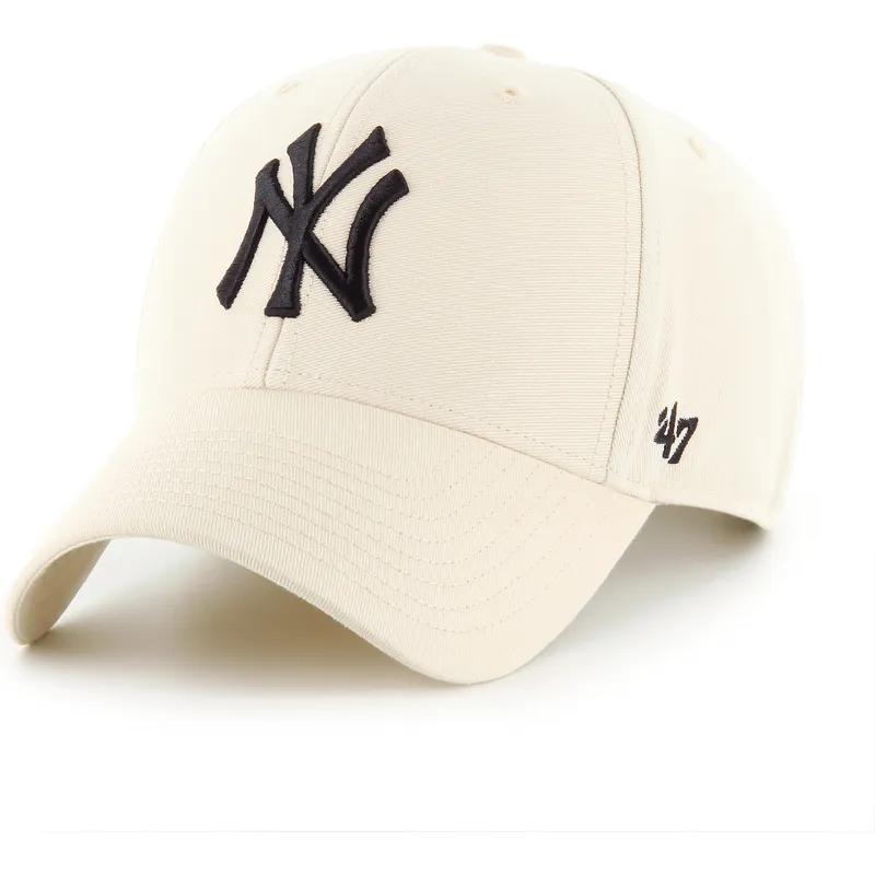 beige-verstellbare-curved-cap-mvp-legend-der-new-york-yankees-mlb-von-47-brand