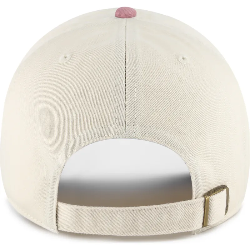 bojd-beige-och-rosa-justerbar-keps-clean-up-base-runner-two-tone-fran-new-york-yankees-mlb-av-47-brand